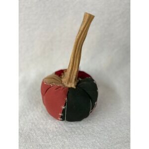 Crazy Quilt Handmade Fall Harvest Pumpkin Decoration Patchwork Fabric Decor‎